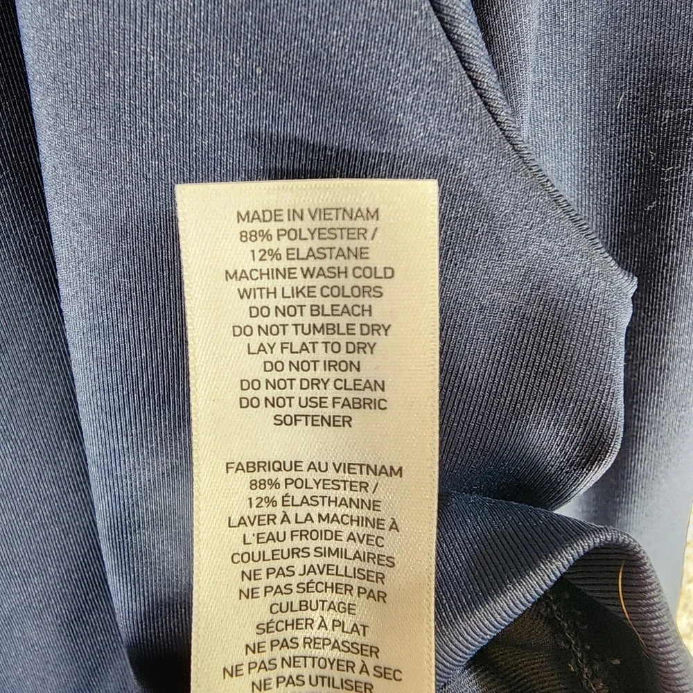 Rhone Essentials Performance Hoodie Shirt Mens‎ L Navy Pullover Midweight Nice!